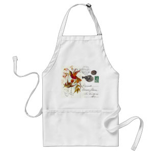 Hummingvogels Bloem Frans Ephemera Vispron Standaard Schort