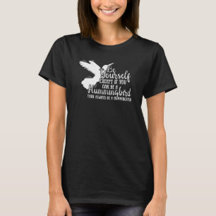 Hummingvogels bloemen altijd een kolibrie t-shirt