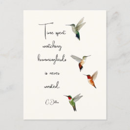 Hummingvogels Briefkaart