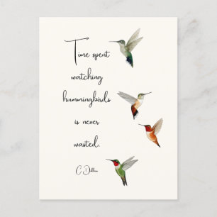 Hummingvogels Briefkaart