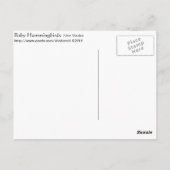 Hummingvogels Briefkaart (Achterkant)
