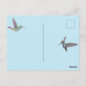  Hummingvogels Briefkaart (Achterkant)