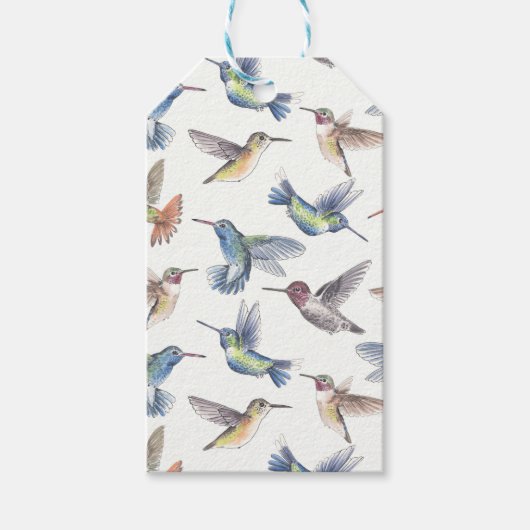 Hummingvogels Cadeaulabel (Voorkant)