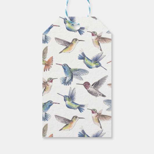 Hummingvogels Cadeaulabel (Achterkant)