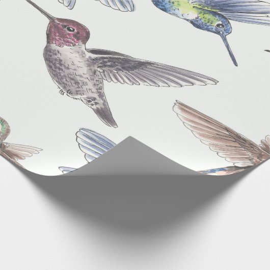 Hummingvogels Cadeaupapier (Hoek)