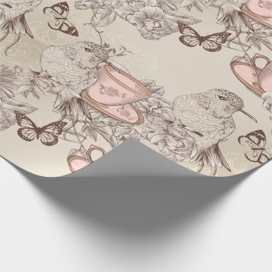 Hummingvogels Cadeaupapier (Hoek)