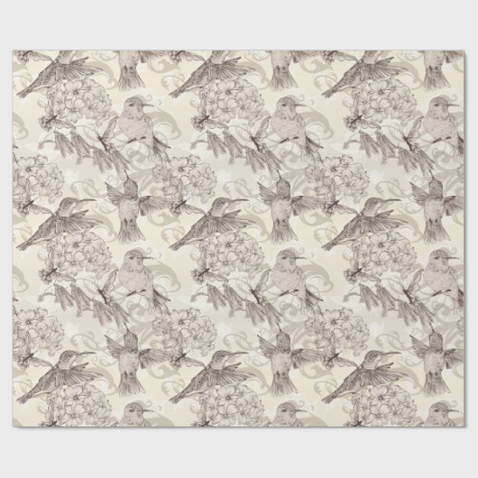 Hummingvogels Cadeaupapier (Vlak)