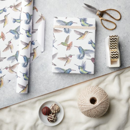 Hummingvogels Cadeaupapier (Crafts)