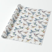 Hummingvogels Cadeaupapier (Uitgerold)