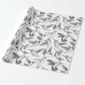 Hummingvogels Cadeaupapier (Uitgerold)