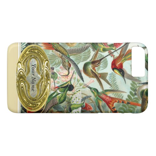 Hummingvogels Case-Mate iPhone Case (Achterkant (Horizontaal))