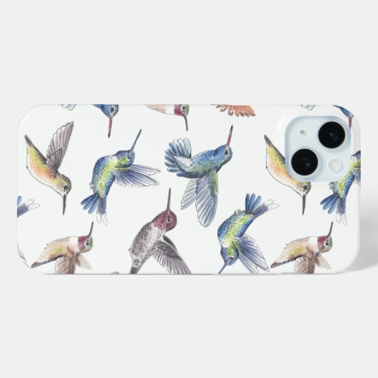 Hummingvogels Case-Mate iPhone Case (Achterkant (horizontaal))