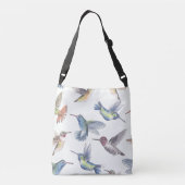 Hummingvogels Crossbody Tas (Achterkant)
