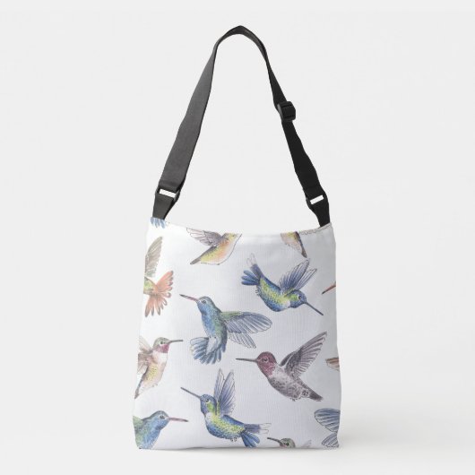 Hummingvogels Crossbody Tas (Voorkant)