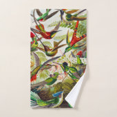Hummingvogels door Ernst Haeckel Bad Handdoek (Handdoek)