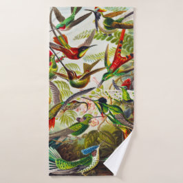 Hummingvogels door Ernst Haeckel Badhanddoek