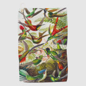 Hummingvogels door Ernst Haeckel Golfhanddoek (Voorkant)