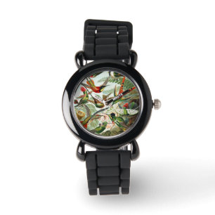 Hummingvogels door Ernst Haeckel Horloge