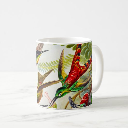  Hummingvogels door Ernst Haeckel Koffiemok (Voorkant rechts)