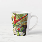 Hummingvogels door Ernst Haeckel Latte Mok (Rechts)