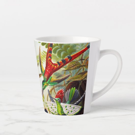  Hummingvogels door Ernst Haeckel Latte Mok (Rechts)