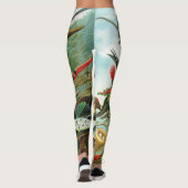 Hummingvogels door Ernst Haeckel Leggings (Achterkant)