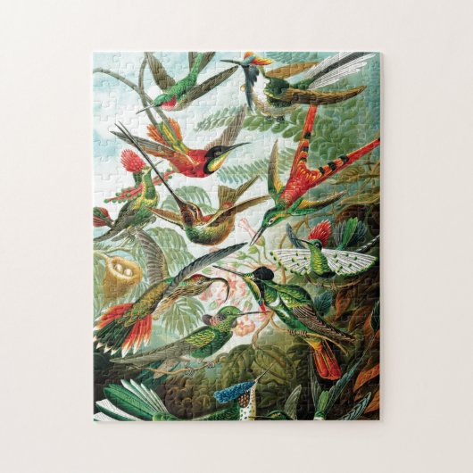 Hummingvogels door Ernst Haeckel Legpuzzel (Verticaal)
