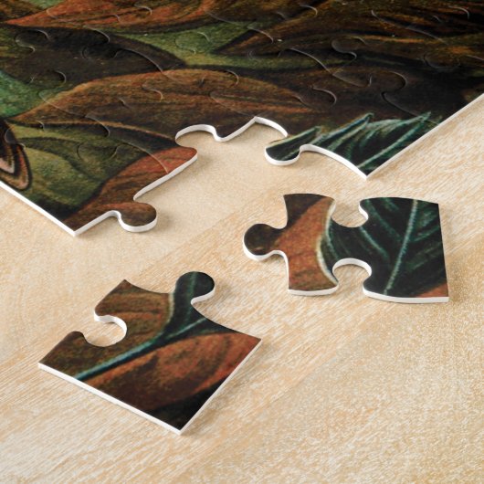 Hummingvogels door Ernst Haeckel Legpuzzel (Zijkant)