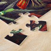 Hummingvogels door Ernst Haeckel Legpuzzel (Zijkant)
