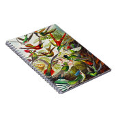  Hummingvogels door Ernst Haeckel Notitieboek (Rechterzijde)