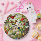  Hummingvogels door Ernst Haeckel Papieren Bordje (Feest)