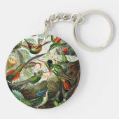 Hummingvogels door Ernst Haeckel Sleutelhanger (Achterkant)