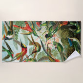 Hummingvogels door Ernst Haeckel Strandlaken (Voorkant)