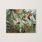 Hummingvogels door Ernst Haeckel,  vogelbomen Legpuzzel (Horizontaal)