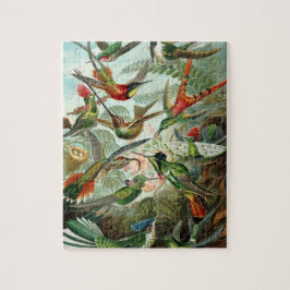 Hummingvogels door Ernst Haeckel, vogelbomen Legpuzzel