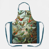 Hummingvogels door Ernst Haeckel,  vogelbomen Schort (Voorkant)