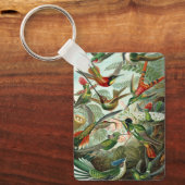 Hummingvogels door Ernst Haeckel,  vogelbomen Sleutelhanger (Voorkant)