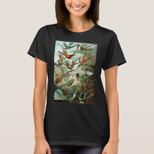 Hummingvogels door Ernst Haeckel,  vogelbomen T-shirt