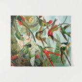 Hummingvogels door Ernst Haeckel Wandkleed (Voorkant (horizontaal))