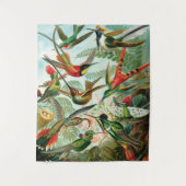 Hummingvogels door Ernst Haeckel Wandkleed (Voorkant)