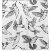 Hummingvogels Douchegordijn (Voorkant)