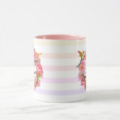 Hummingvogels en Astrantia Flowers Wreate Mok (Midden)