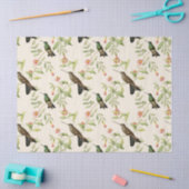 Hummingvogels en bladeren op de Ivoorkust Tissuepapier (Craft)