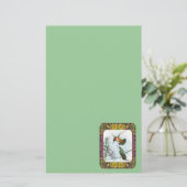 Hummingvogels en bloemen #2 briefpapier (Staand voorkant)