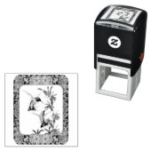 Hummingvogels en bloemen #5  zelfinktende stempel (In situ)