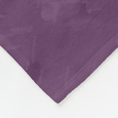 Hummingvogels en bloemen Paars Fleece Deken (Hoek)