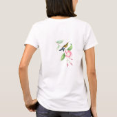 Hummingvogels en bloemen T Shirt (Achterkant)