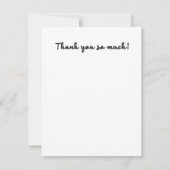 Hummingvogels en Butterflies Bedankkaart (Achterkant)