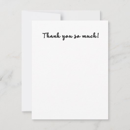 Hummingvogels en Butterflies Bedankkaart (Achterkant)