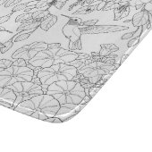 Hummingvogels en Flowers Adult Coloring Page Snijplank (Hoek)